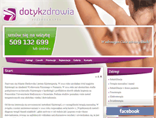 Tablet Screenshot of fizjoterapia-barlinek.pl